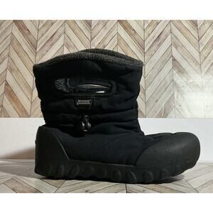 Bogs Kids B-Moc Snow Little Kid Toddler Size 12 Black Boots Waterproof Pull On
